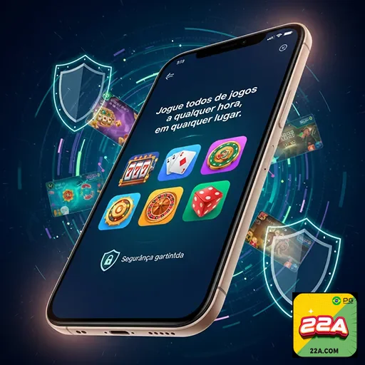 Jogador usando celular para acessar casino mobile com bônus
